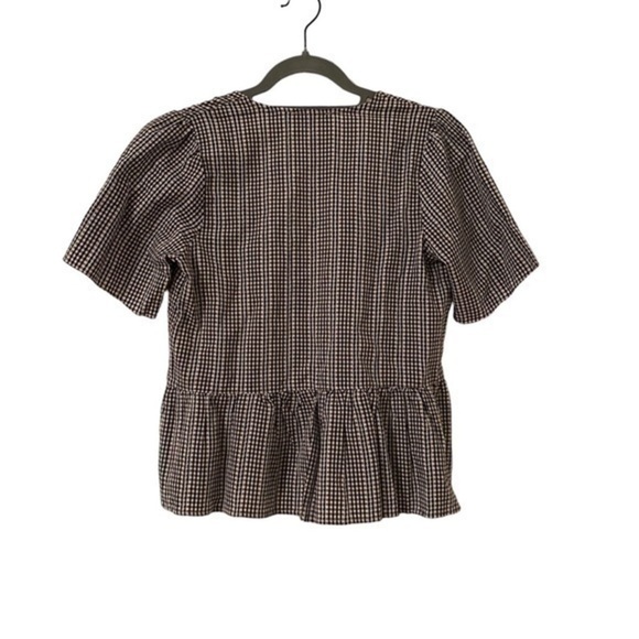 Madewell black and white patterned top - Picture 2 of 6